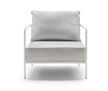 FLAP - Upholstered sofaSteel and fabric garden armchair by SCAB DESIGN - view 3